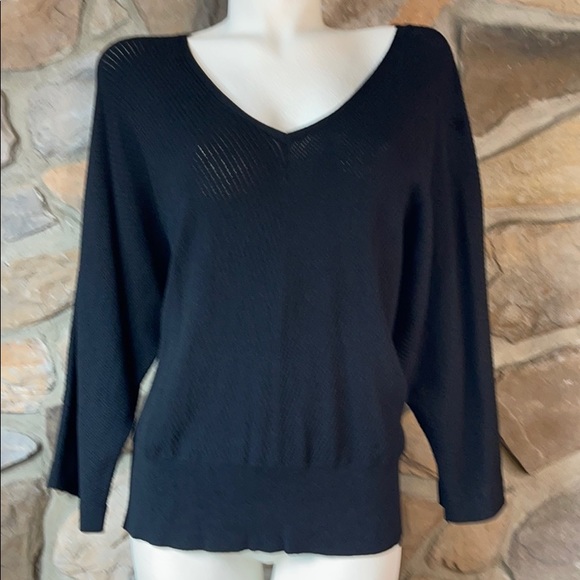 Emma James Black Dolman Sweater XL